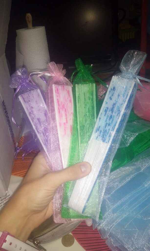 Bolsas de organza para abanicos! - 1