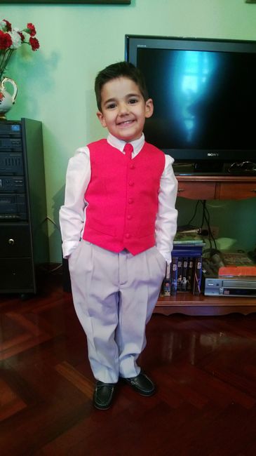 El traje del niño de las arras