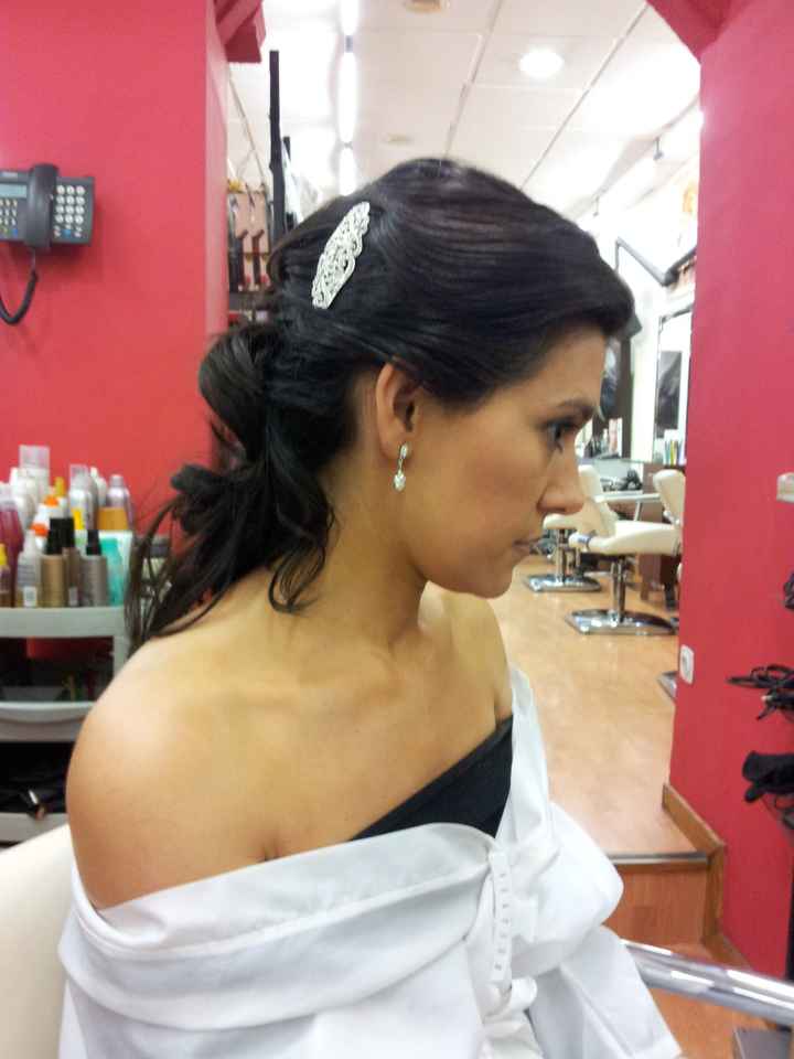 Prueba peinado y maquillaje