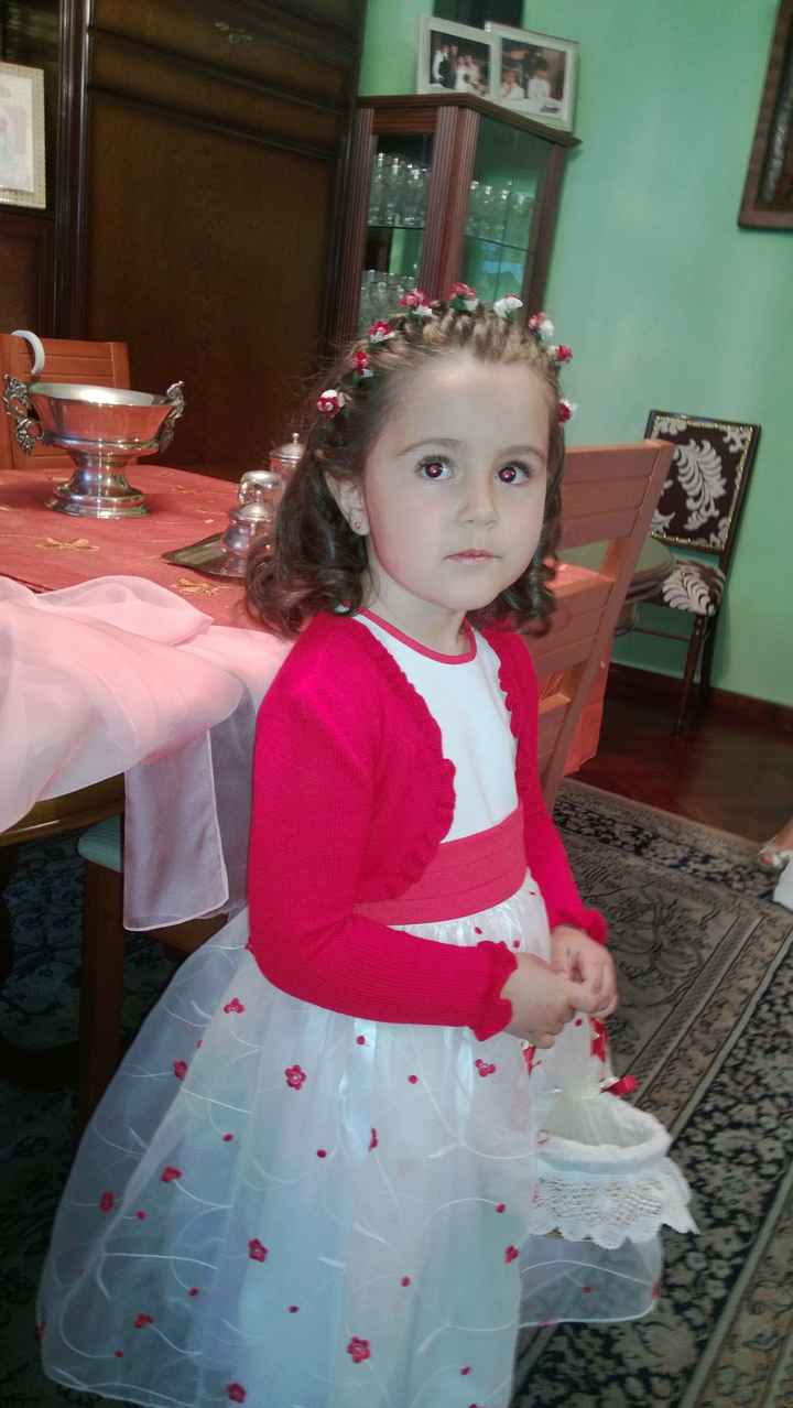 El vestido de la niña de las arras