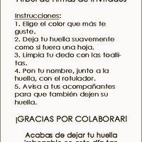 Instrucciones para Árbol de Huellas de Invitados