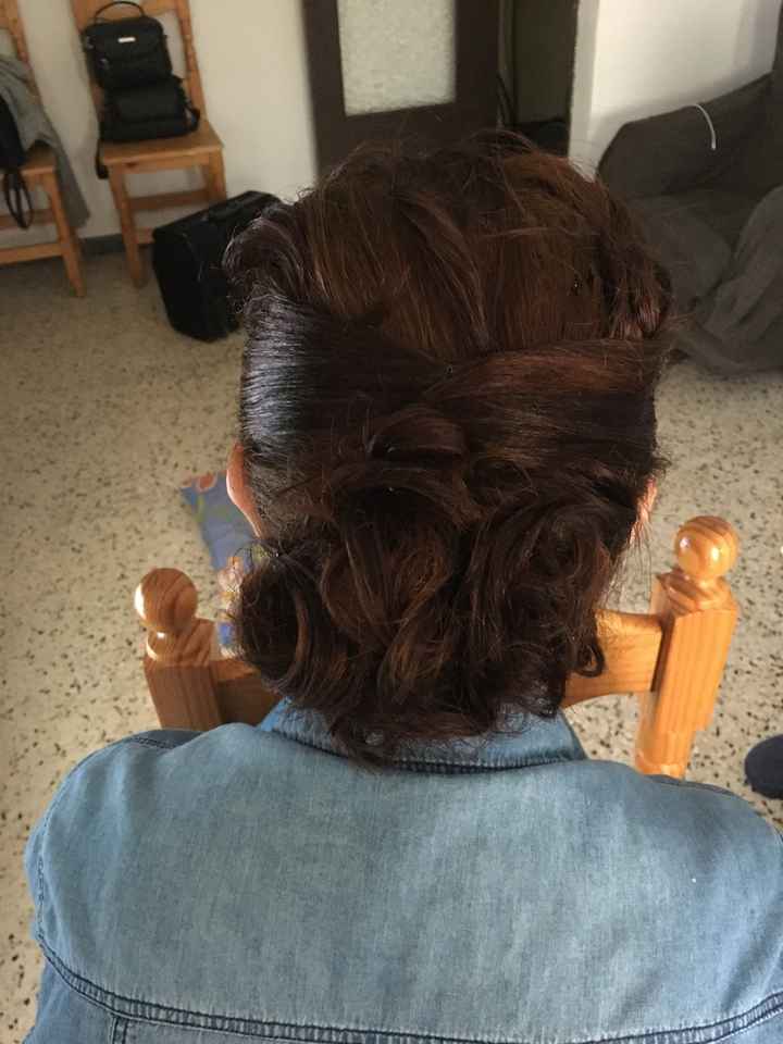 Peinado madre de la novia. - 2