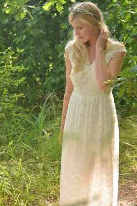 Vestido de novia bohemio
