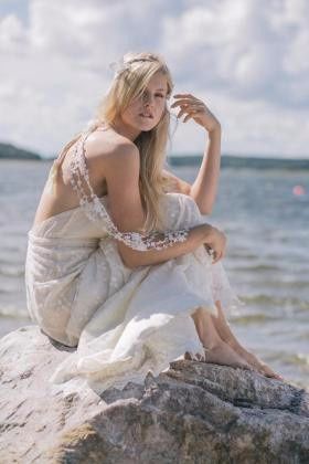 Vestido de novia boho-chic