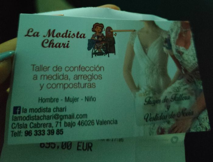 Ajustar vestido de novia / Valencia 1