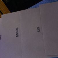 Imprimir nombres de invitados en sobres verjurados. Truco. - 1