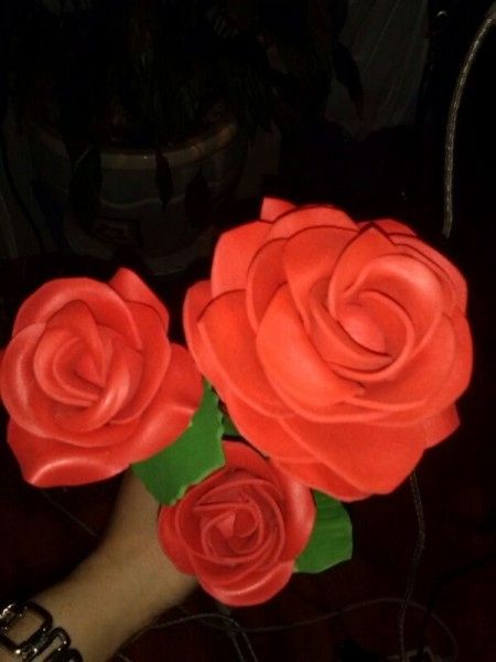 Rosas goma eva - 3