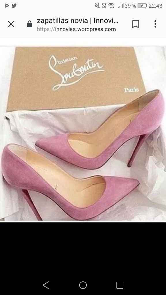 zapatos de color rosa - 1