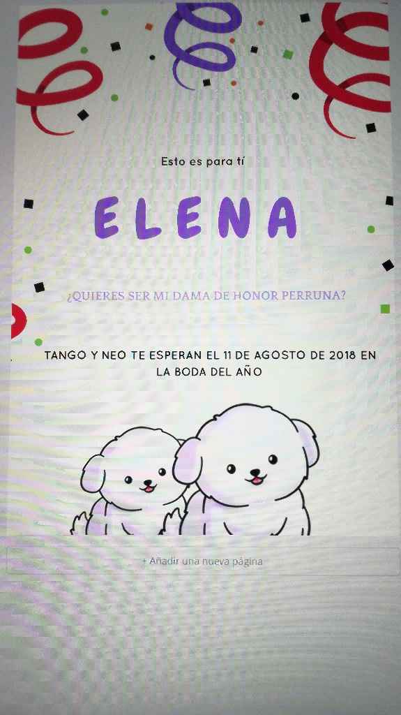 Regalito para "damas de Honor Perrunas" - 2