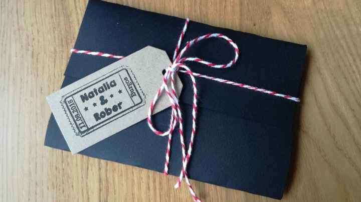 Invitaciones diy terminadas - 1