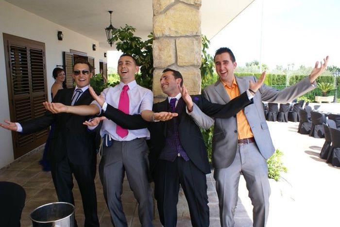 mi marido con sus amigos mas intimos