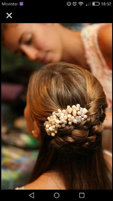 ¿pelo suelto o semi recogido con pelo liso? - 2