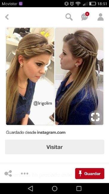 ¿pelo suelto o semi recogido con pelo liso? - 3