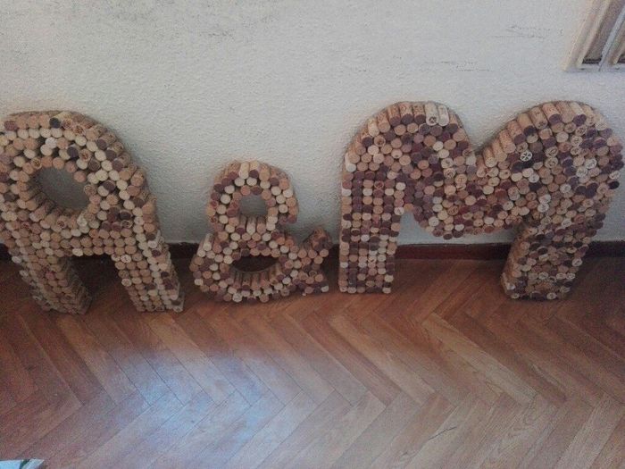 Prueba de letras con corcho - 1