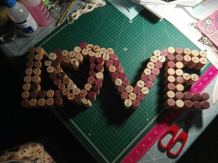 Prueba de letras con corcho - 3