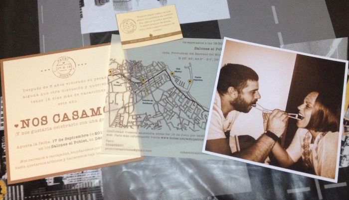 El contenido de las invitaciones