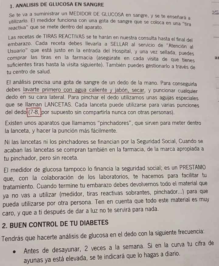 Consejos Diabetes Gestacional