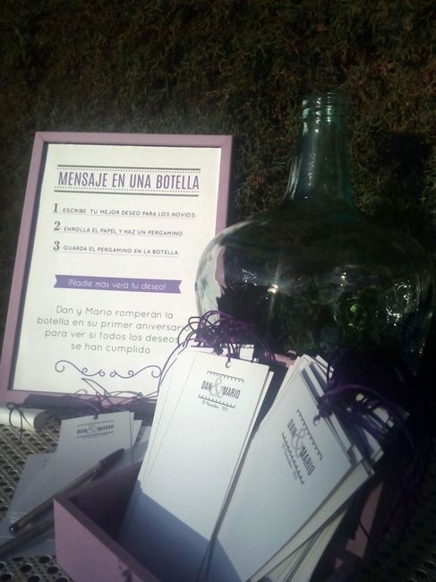 Idea mensaje en una botella