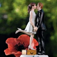 Figurita para tarta Beso Pop Taller Molino de Papel