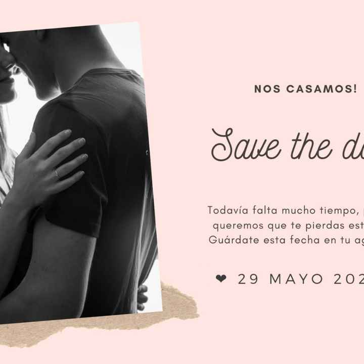 Duda con el ‘save the date’ - 1