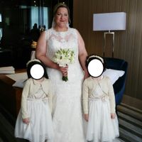 En la habitación con mis niñas de arras
