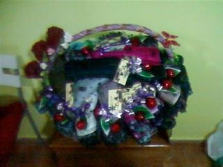 cesta con las pashminas