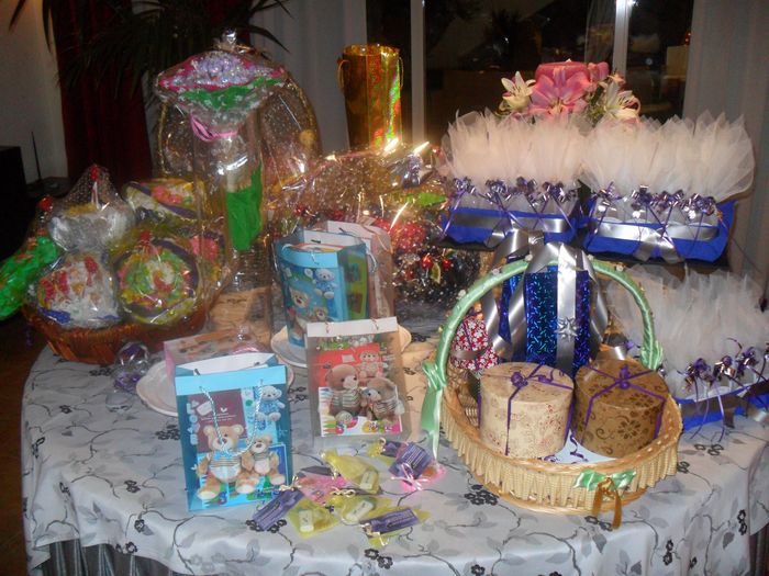 la mesa de regalos