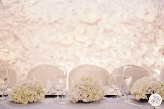 Flower backdrop