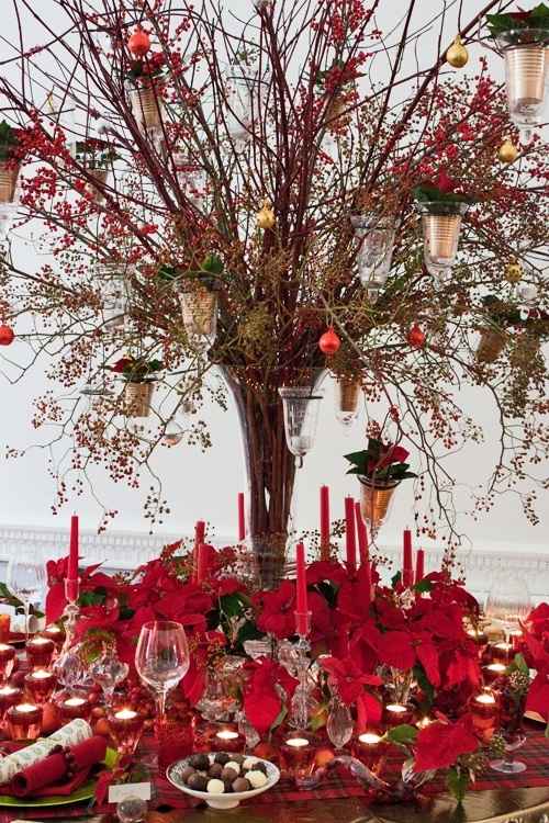 Winter wedding in red 