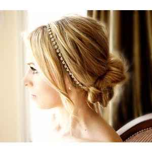 Silver Headband Ribbon