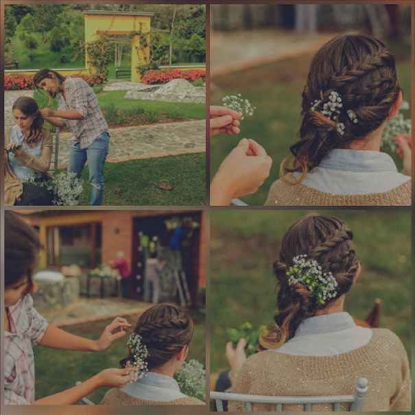 aprovechando boda de una amiga para ensayar