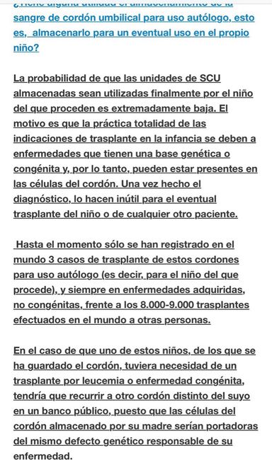 Cordón umbilical banco privado - 1