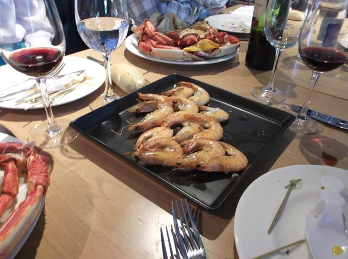 Gambas a la plancha