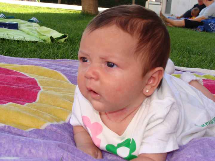 Martina en la toalla