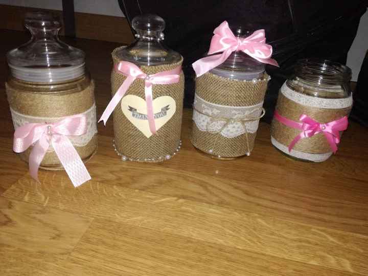 Cositas terminadas , a ver si os gustan chicas ,los botes son para el candy bar😀😀 - 4