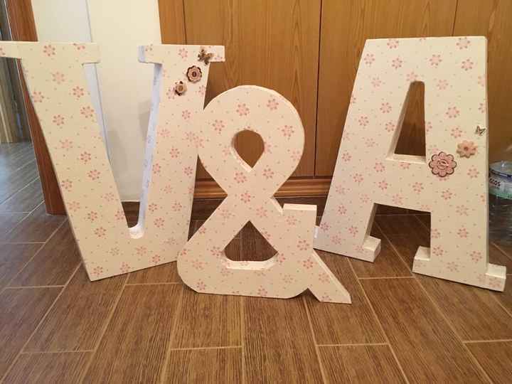 Semana productiva: letras gigantes, arroz de colores y regalaros para niños - 1