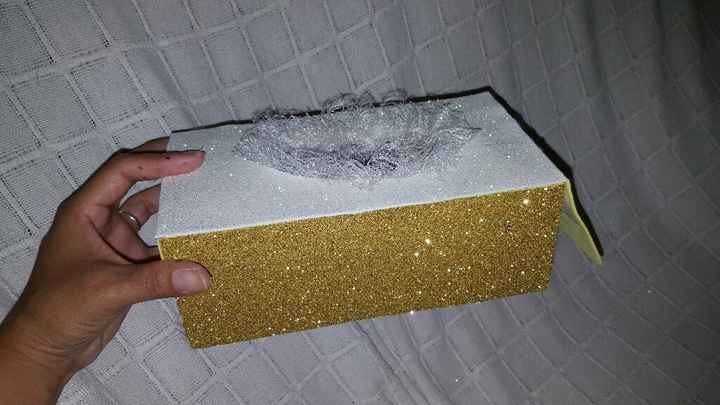 Caja de toallitas glitter - 1
