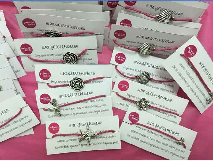 Pulseras contra el cancer - 1
