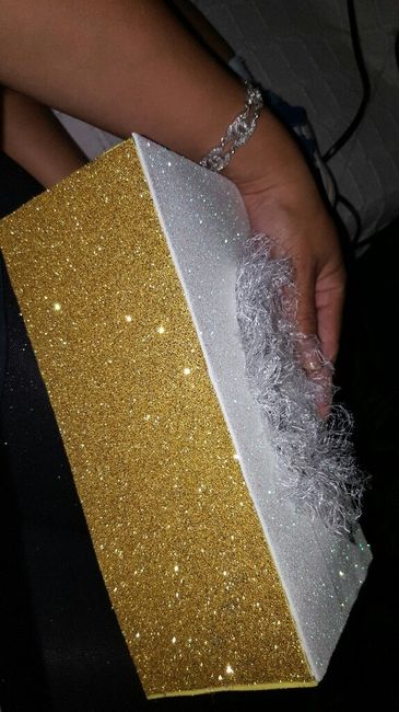 Caja de toallitas glitter - 1