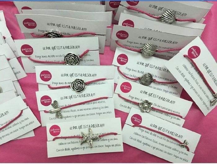 Pulseras contra el cancer - 1