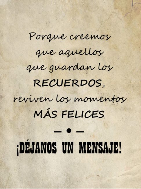 Pizarra para el libro de firmas. - 1