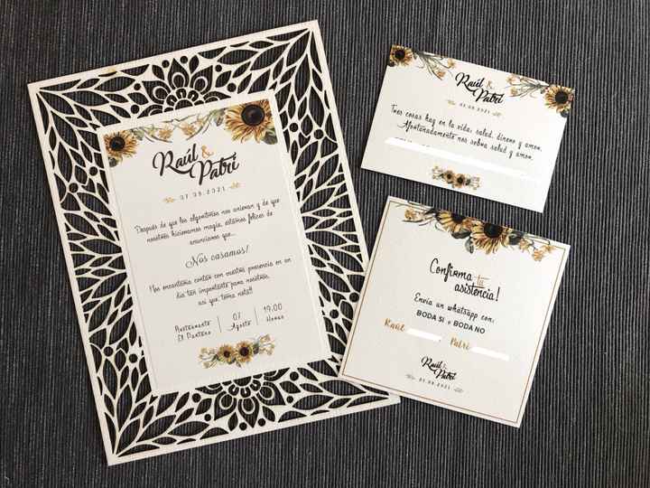 Mis invitaciones de boda! - 1