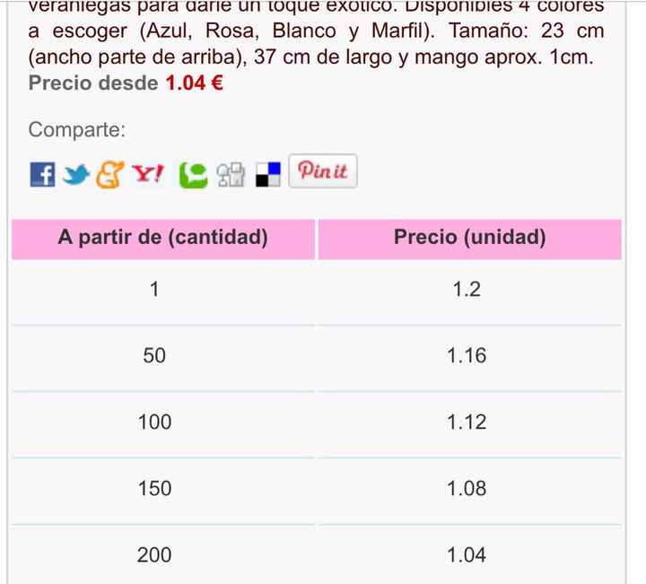 Abanicos paipais de bambú - 2
