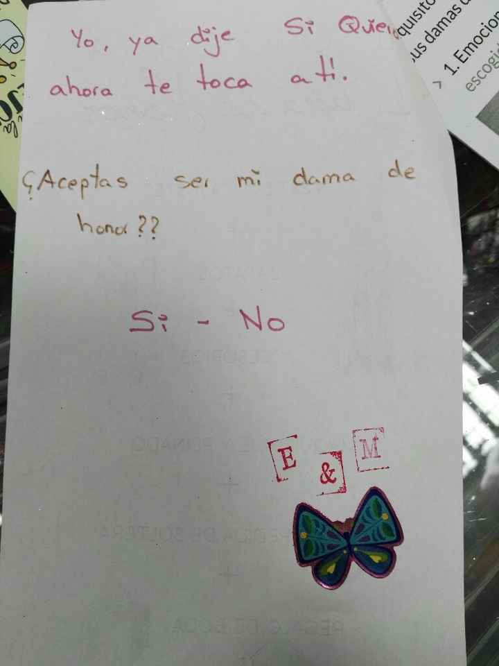Petición damas de honor - 3