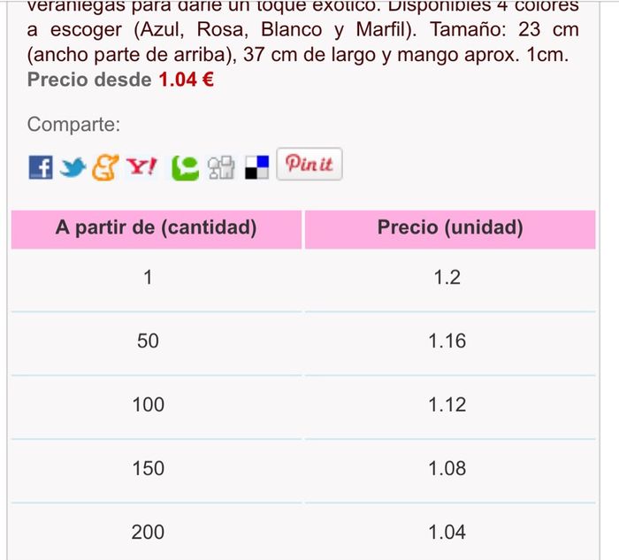 Abanicos paipais de bambú - 2