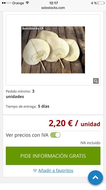 Abanicos paipais de bambú - 1