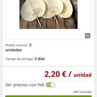 Abanicos paipais de bambú - 1