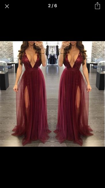necesito vestidos Granates!! - 1