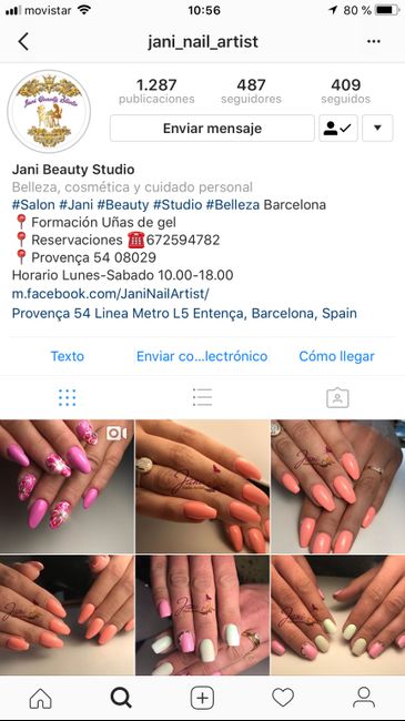 Manicura francesa degradada barcelona - 1