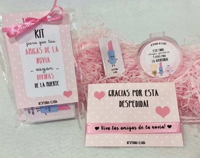 Kits para mi despedida. 1